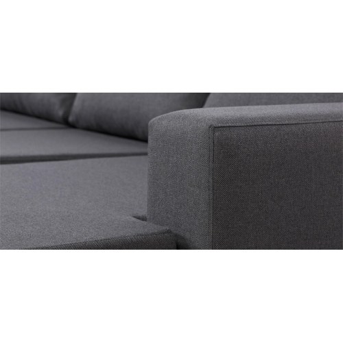 Laura hjørnesofa med chaiselong - venstrevendt, grå