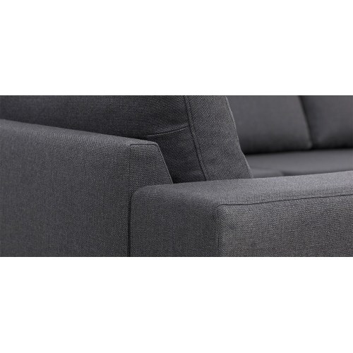 Laura hjørnesofa med chaiselong - venstrevendt, grå