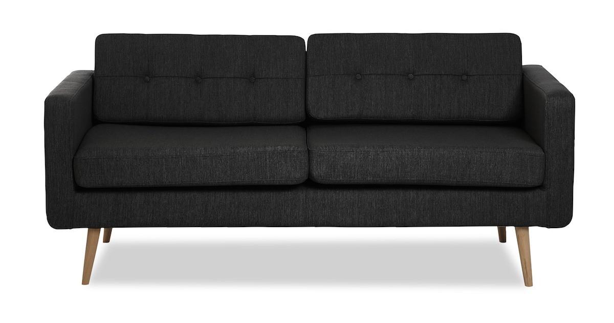 Novelty 3-personers sofa - koksgrå Inari 95 stof