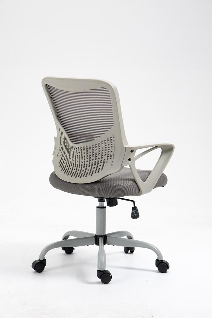 Activejet YK507 grå kontorstol – ergonomisk drejestol med mesh-ryg billede
