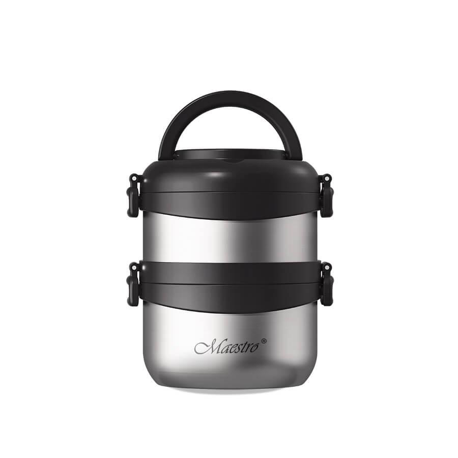 Maestro MR-1635-150 madtermos 1,5 l – sort/steel, vakuumisoleret billede