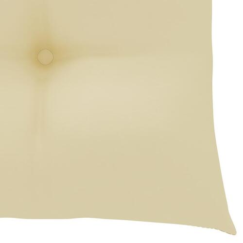 Foldbare havestole 8 stk. med hynder massivt akacietræ