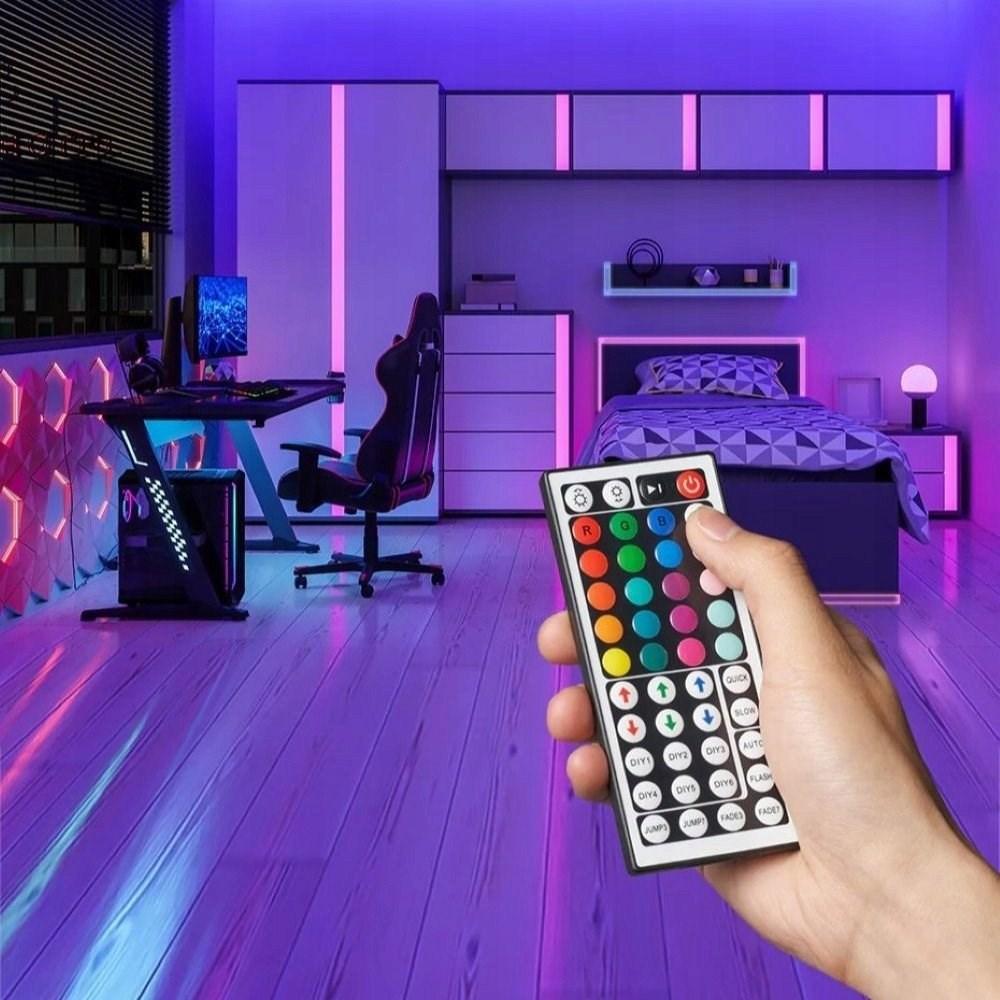 Vention silikone neon LED-bånd med fjernbetjening, 12 V, 2 m billede