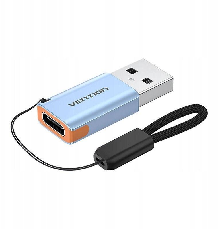 Vention USB-C til USB-A OTG adapter, USB 3.1 – med håndledsrem billede