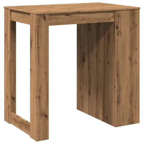 Barbord 102×70×103,5 cm i konstrueret træ - gammelt trælook