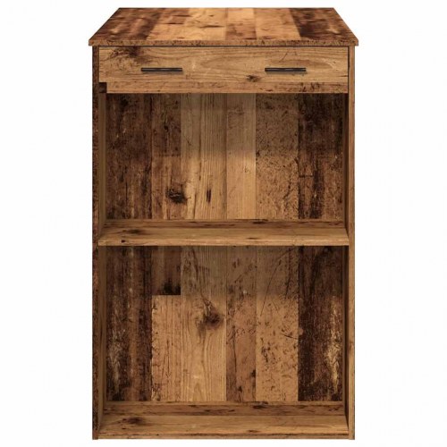 Barbord 102×70×103,5 cm i konstrueret træ - gammelt trælook