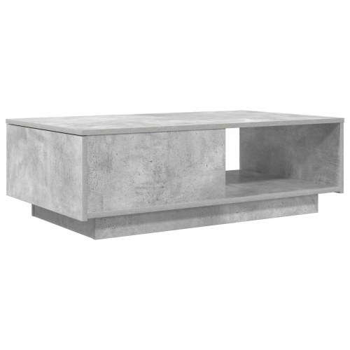 Sofabord med skuffe - beton grå, 95 × 55 × 31 cm i konstrueret træ