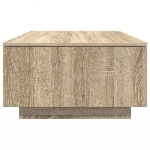 Sofabord med skuffe - Sonoma eg, 95 × 55 × 31 cm, konstrueret træ