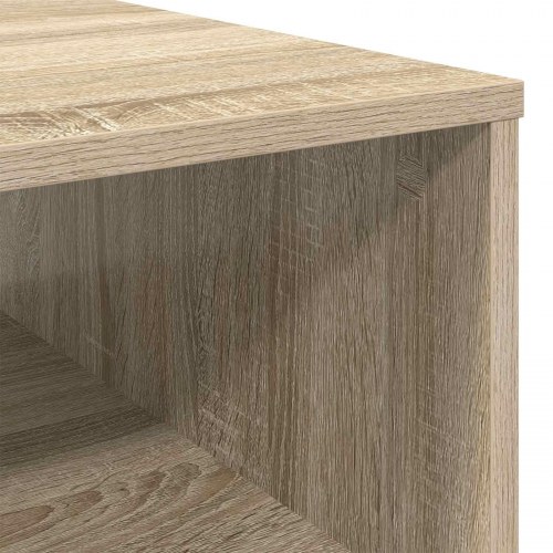 Sofabord med skuffe - Sonoma eg, 95 × 55 × 31 cm, konstrueret træ