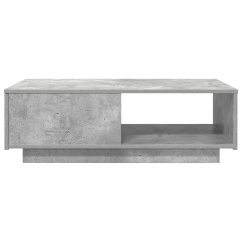Sofabord med skuffe - beton grå, 95 × 55 × 31 cm i konstrueret træ