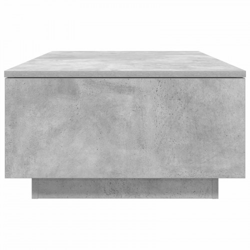 Sofabord med skuffe - beton grå, 95 × 55 × 31 cm i konstrueret træ