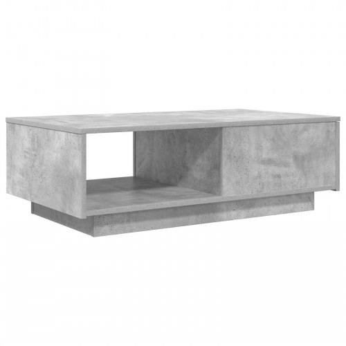 Sofabord med skuffe - beton grå, 95 × 55 × 31 cm i konstrueret træ