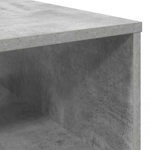 Sofabord med skuffe - beton grå, 95 × 55 × 31 cm i konstrueret træ