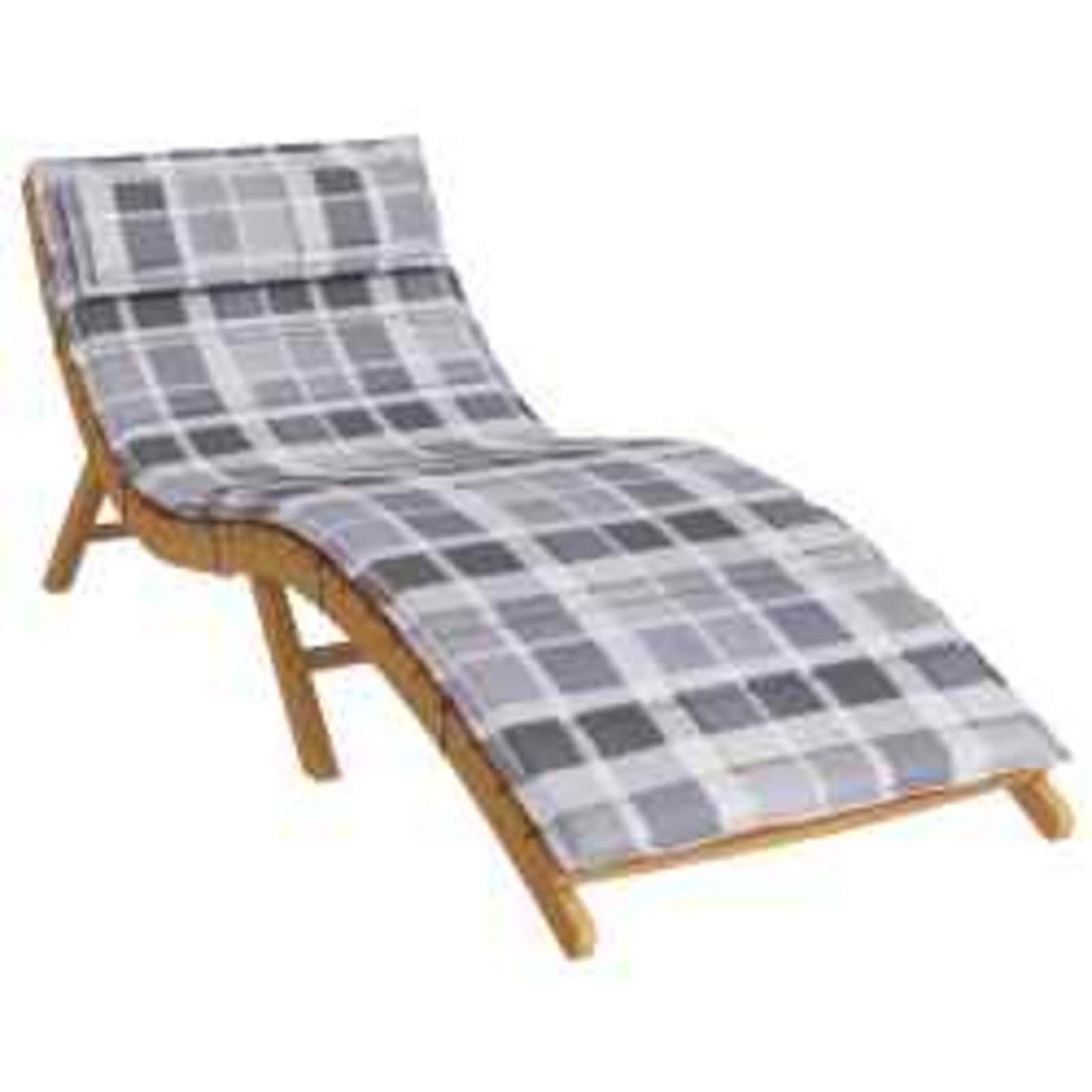 Solseng Pude Plaid Grå 178 x 60 x 4 cm Oxford stof billede