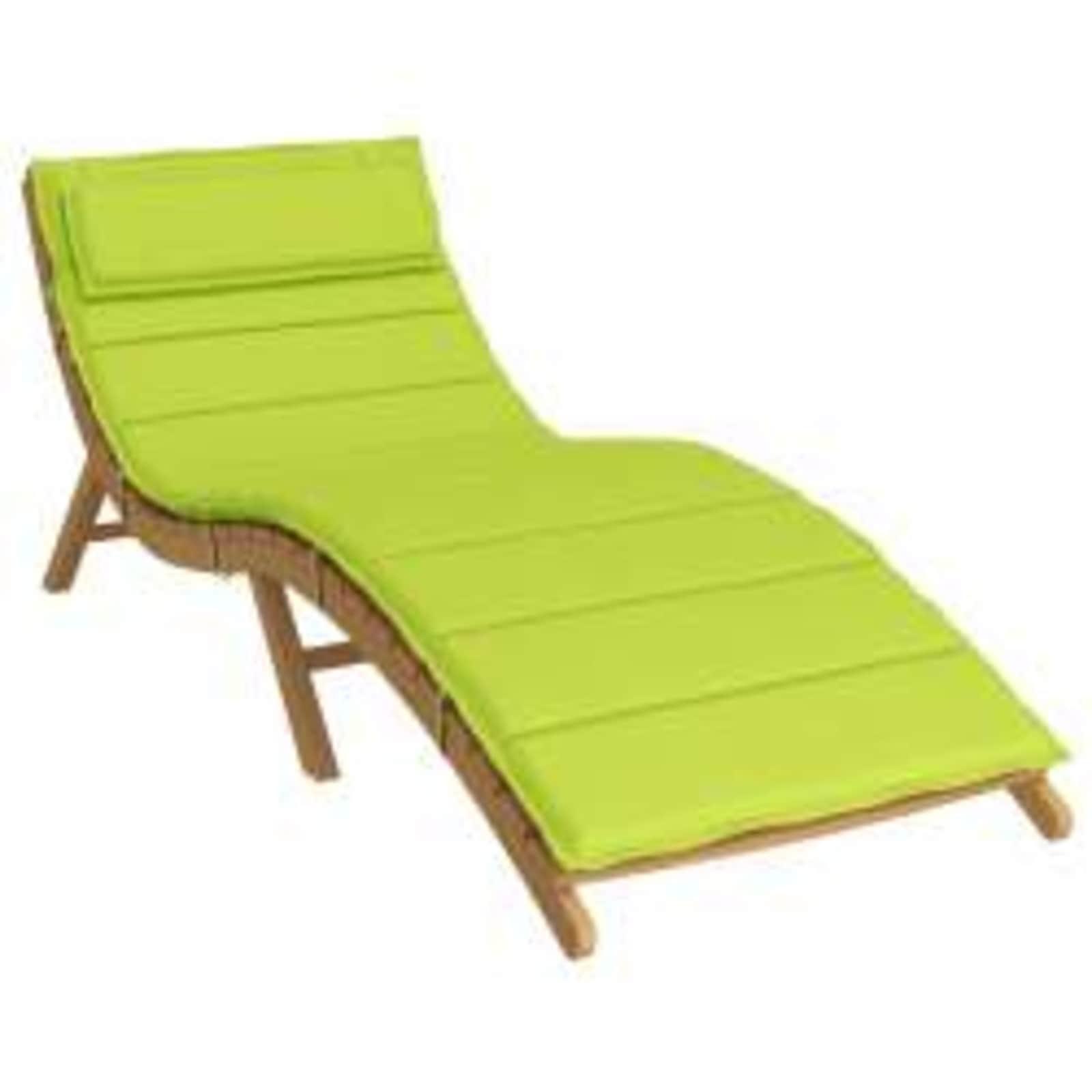 Solseng Pude Grøn 178 x 60 x 4 cm Oxford stof billede