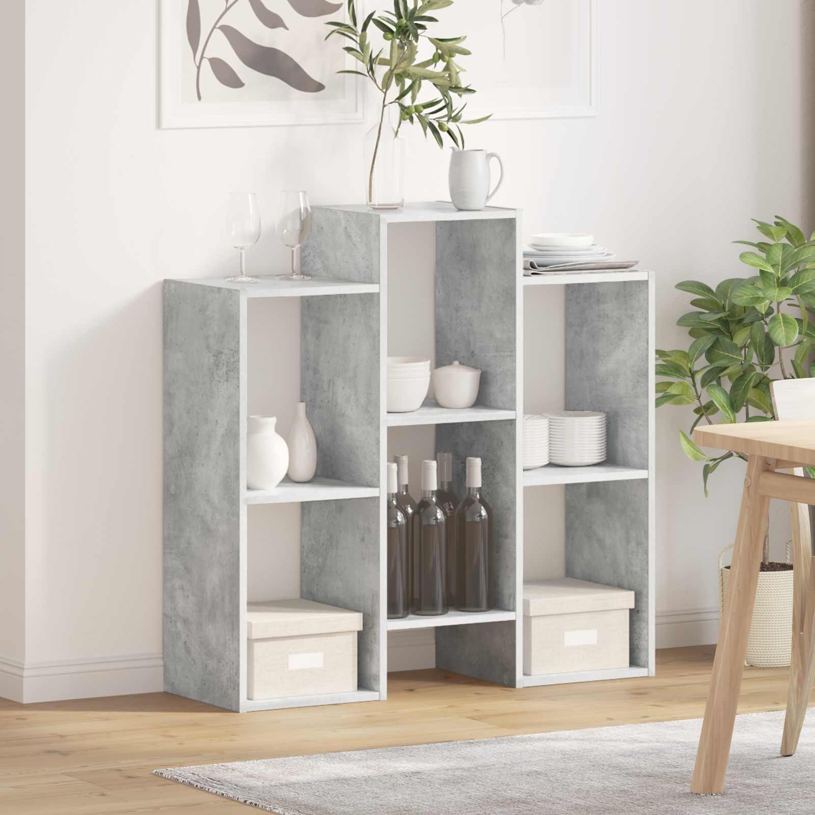 Sidebord Beton Grå 90 x 30 x 90 cm billede