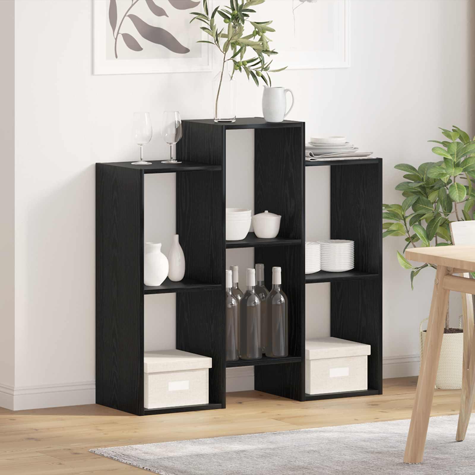 Sidebord Sort eg 90 x 30 x 90 cm billede