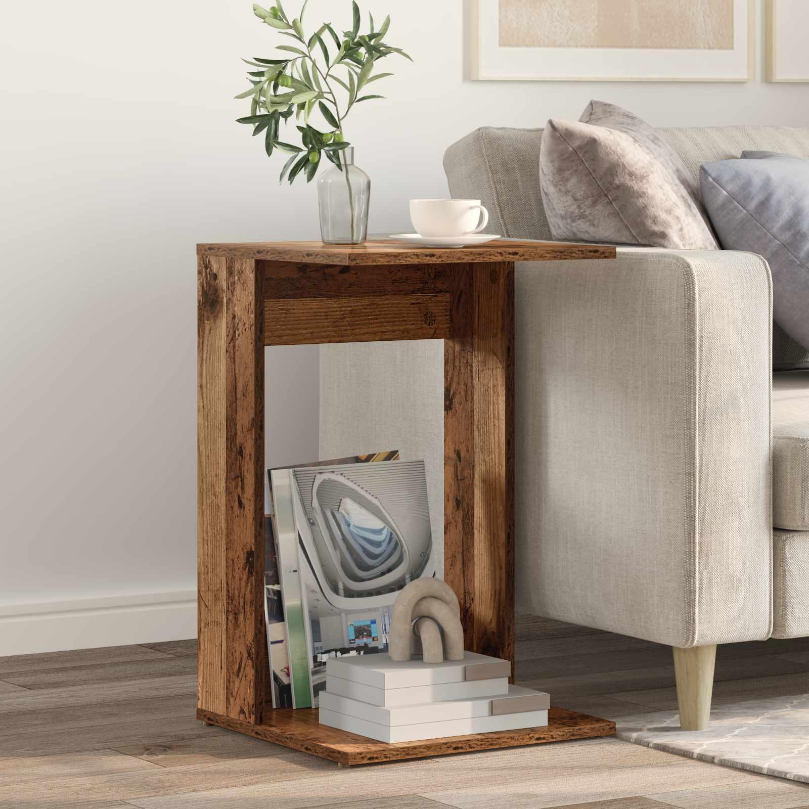 Sidebord Gammelt træ 40 x 38 x 62,5 cm Konstrueret træ billede