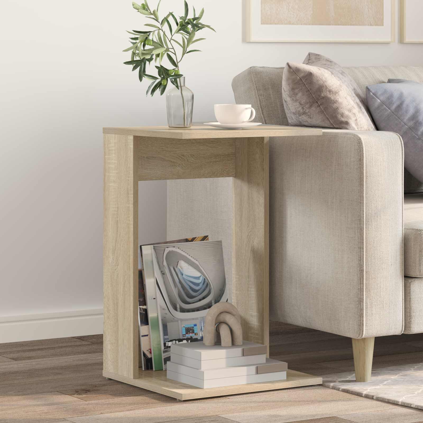 Sidebord Sonoma eg 40 x 38 x 62,5 cm Konstrueret træ billede