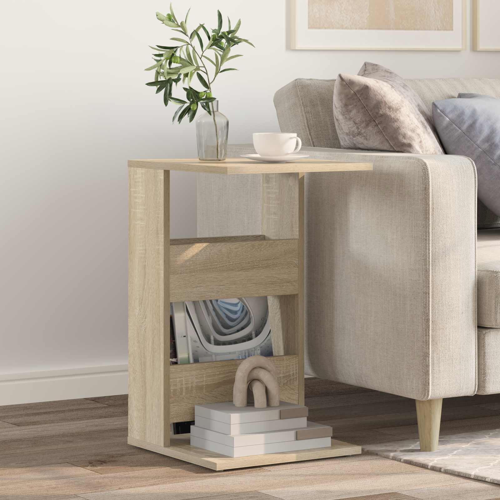 Sidebord Sonoma eg 40 x 35 x 60,5 cm Konstrueret træ billede