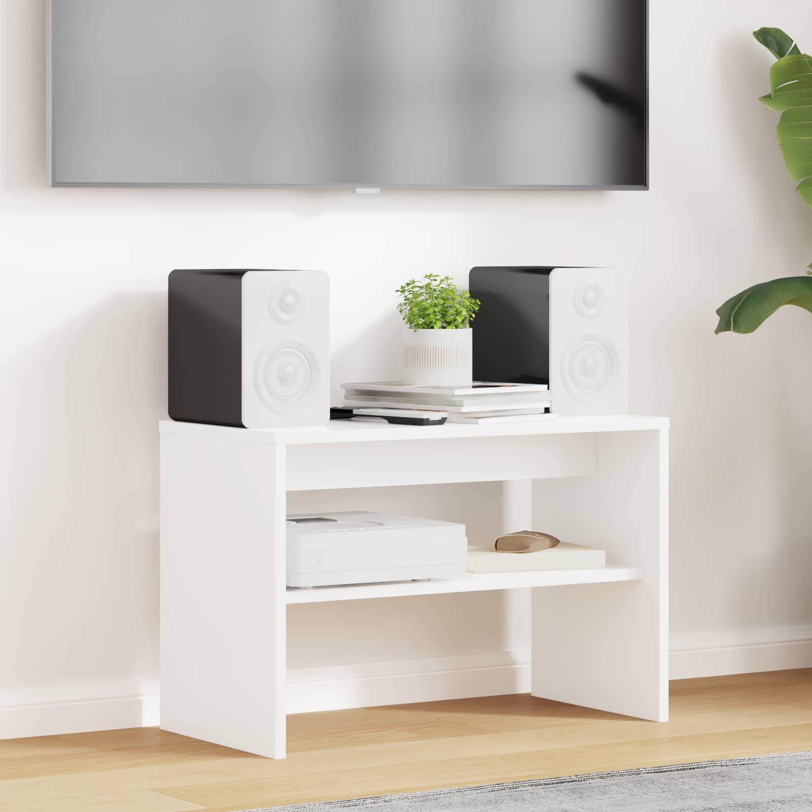 TV-skab Hvid 60 x 30 x 40 cm Konstrueret træ billede