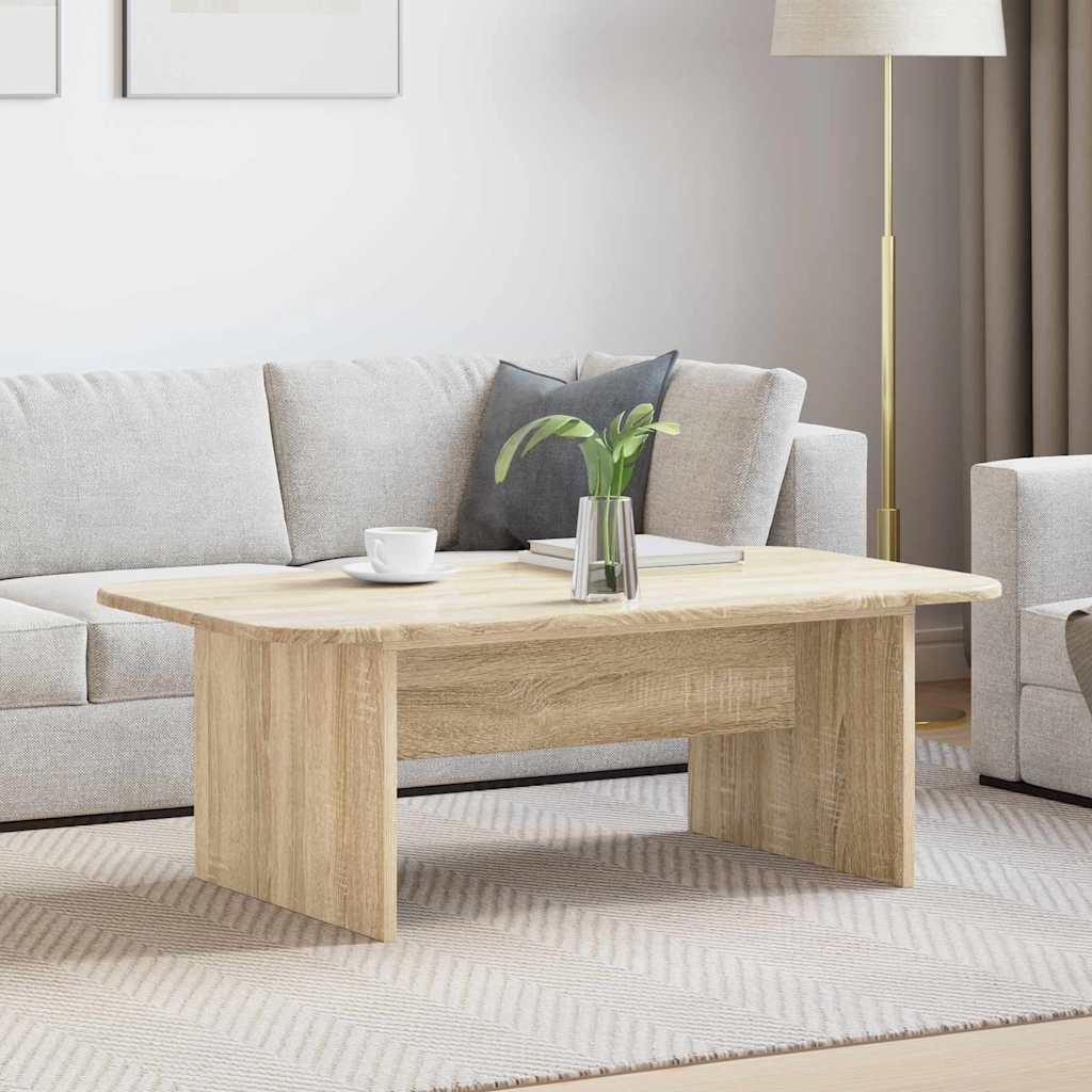 Sofabord Sonoma eg 93 x 53 x 33 cm Konstrueret træ billede