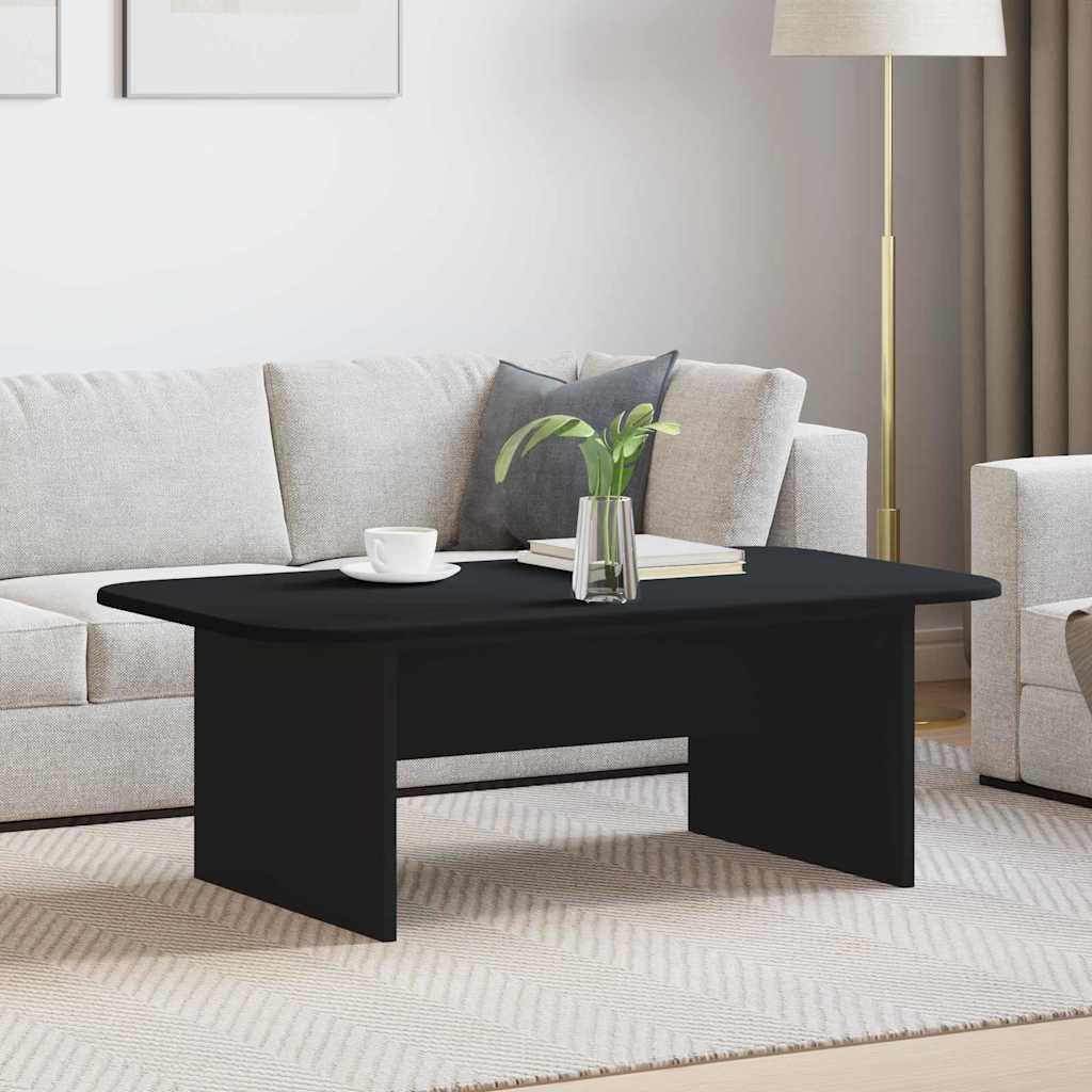 Sofabord i sort konstrueret træ - 93 × 53 × 33 cm