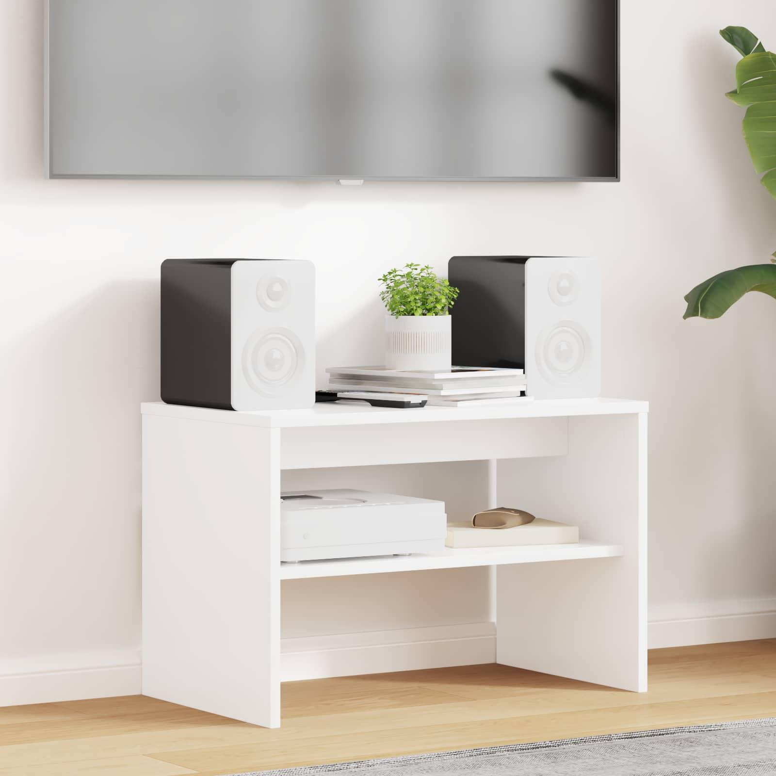 TV-skab Hvid 60 x 35 x 40 cm Konstrueret træ billede