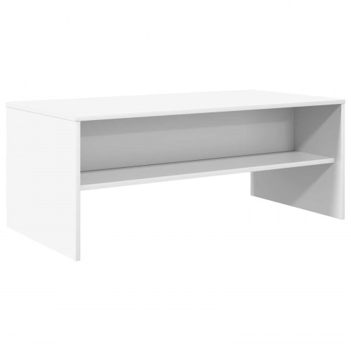 Sofabord hvid 100 x 50 x 40 cm i konstrueret træ