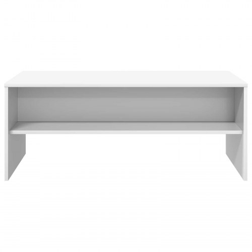 Sofabord hvid 100 x 50 x 40 cm i konstrueret træ
