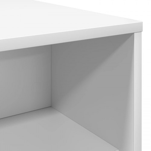 Sofabord hvid 100 x 50 x 40 cm i konstrueret træ