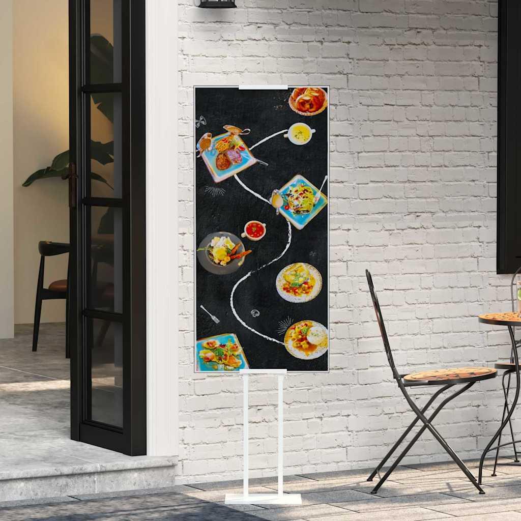 Messeskærme Hvid 30 x 24 x 214 cm Stål