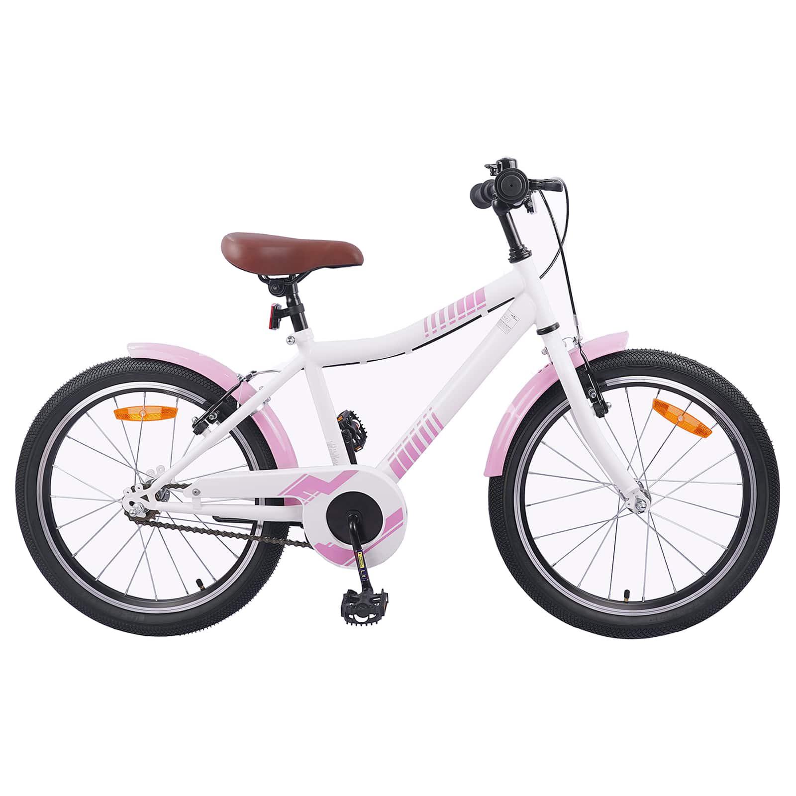 Børnecykel 20 tommer til børn i alderen 6-11 år Lys pink billede