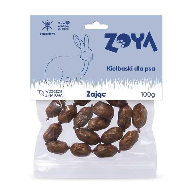 ZOYA harepølser – hundegodbid – 100 g billede