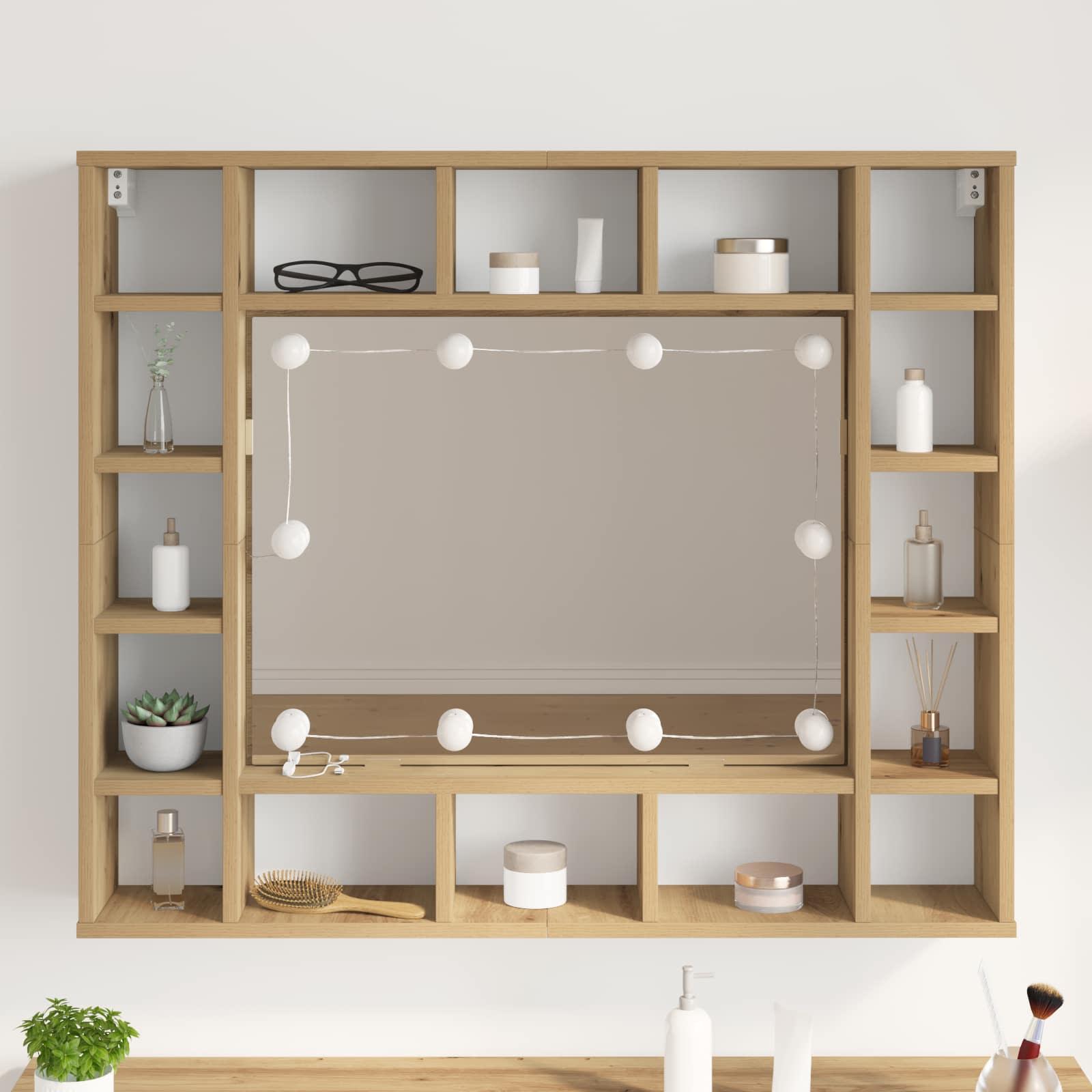 Spejl Lygter 2 stk Hvid 4.5 x 4.5 x 4.8 cm Plastik billede