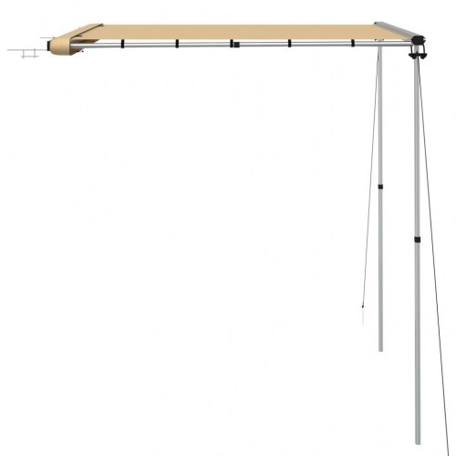Markise til campingvogn/autocamper 2,4 × 2 × 2,15 m - beige
