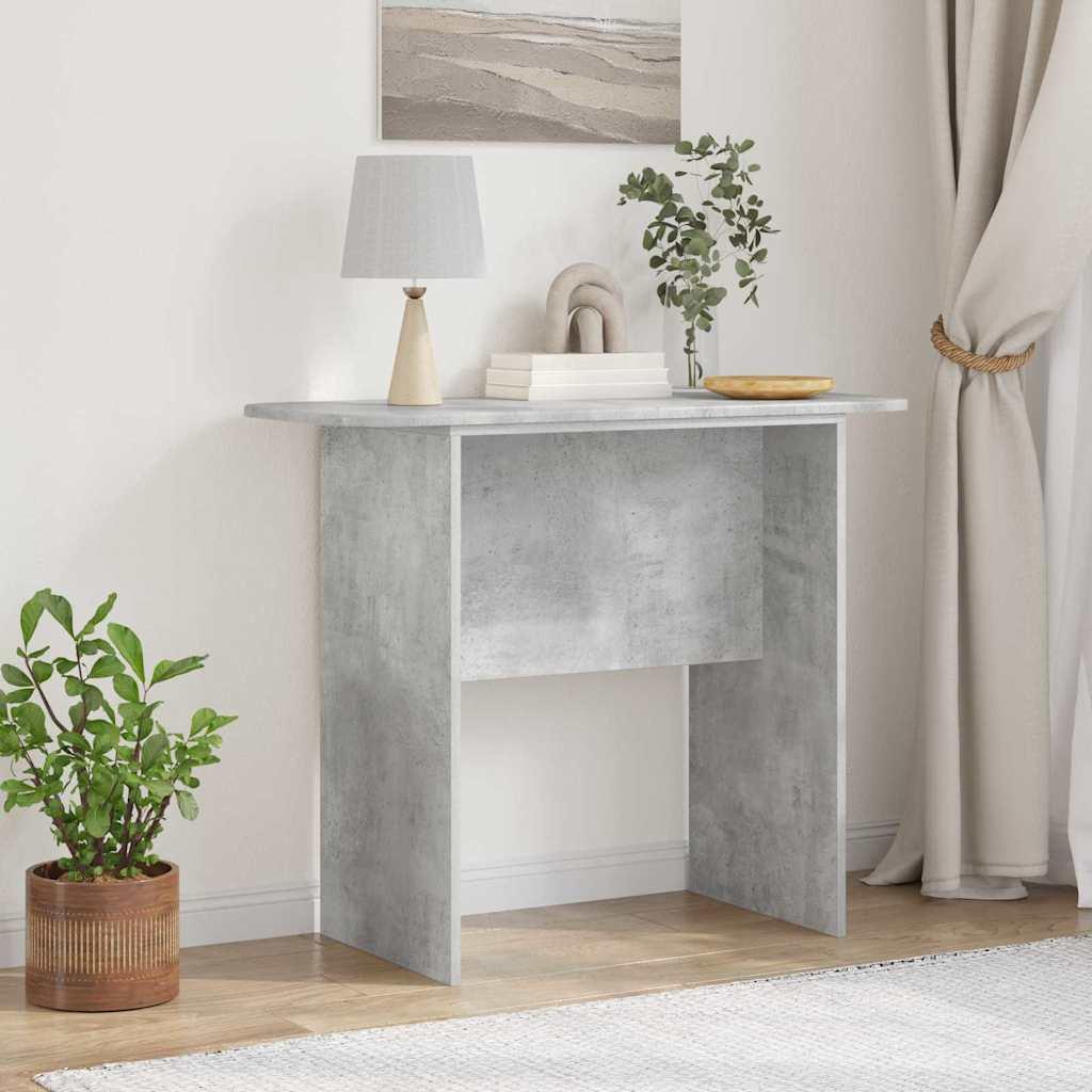 Konsolbord Beton Grå 93 x 40 x 75 cm Konstrueret træ billede