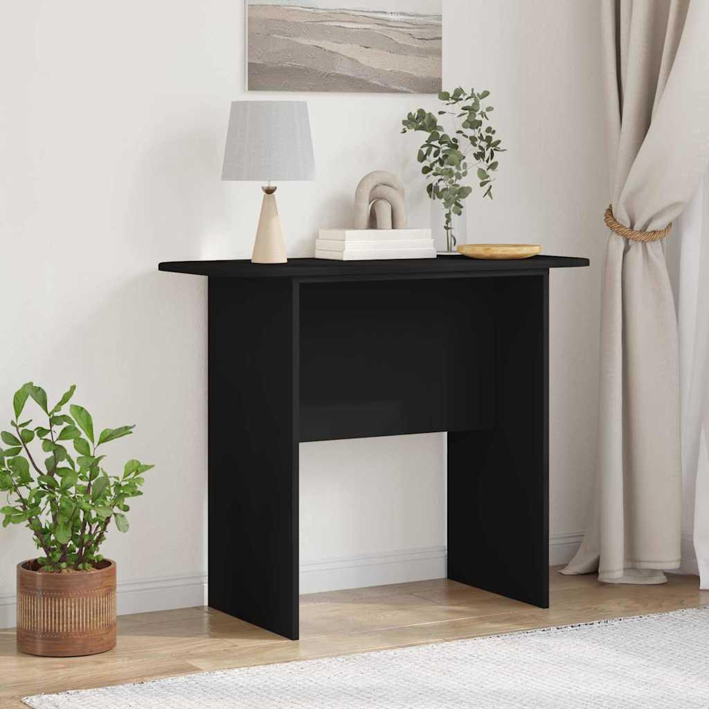 Konsolbord Sort 93 x 40 x 75 cm Konstrueret træ billede