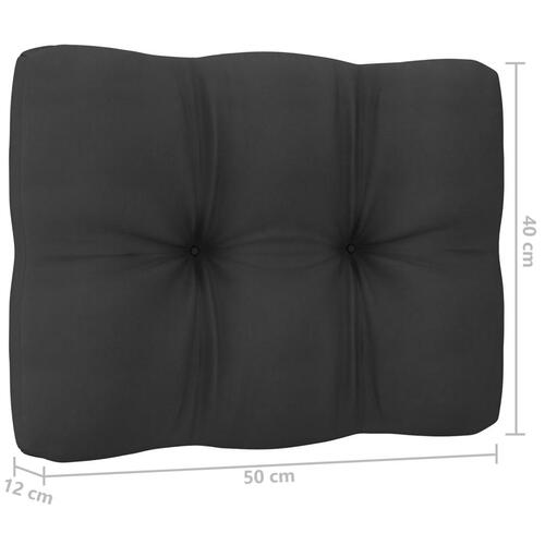 3-personers sofa med hynder massivt fyrretræ