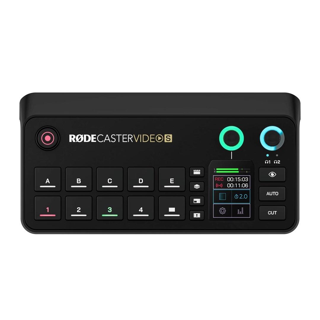 RODE RØDECaster Video S - videomixer og lydproduktionskonsol, sort billede