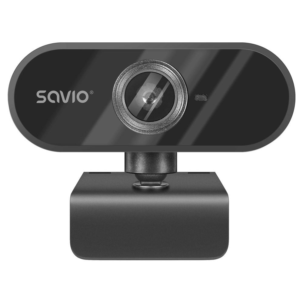 Savio CAK-04 webcam - HD 720p, USB, sort billede