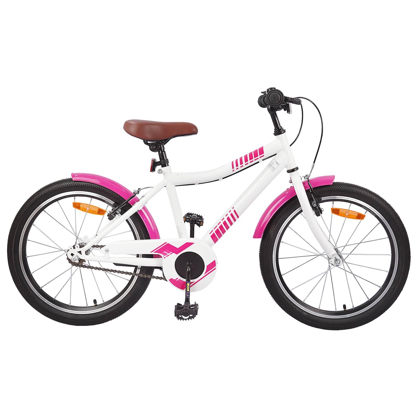 Børnecykel 24 tommer til 8-12 år Lyserød billede