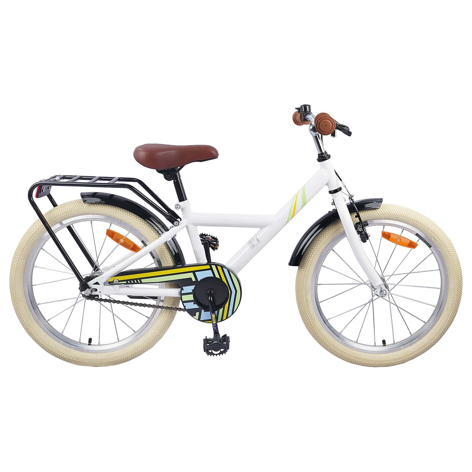 Børnecykel 24 tommer til 8-12 år Hvid billede