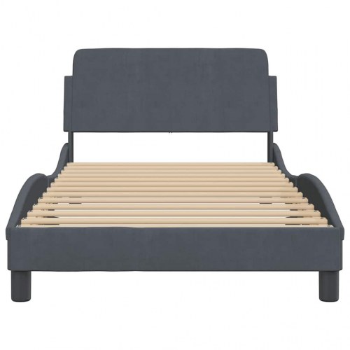 Sengeramme Dover 100x203 cm velour lysegrå
