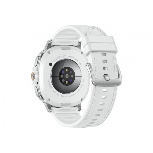 Samsung Galaxy Watch8 Classic 46 mm – sølv/hvid smartwatch