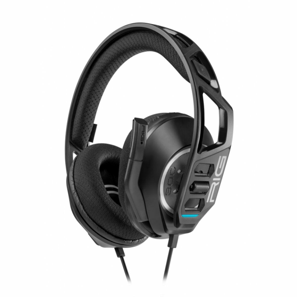 Nacon RIG 300 PRO HN gaming headset med mikrofon - Sort billede