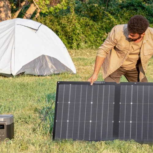 EcoFlow NextGen 220 W - foldbart, bærbart solpanel (monokrystallinsk)