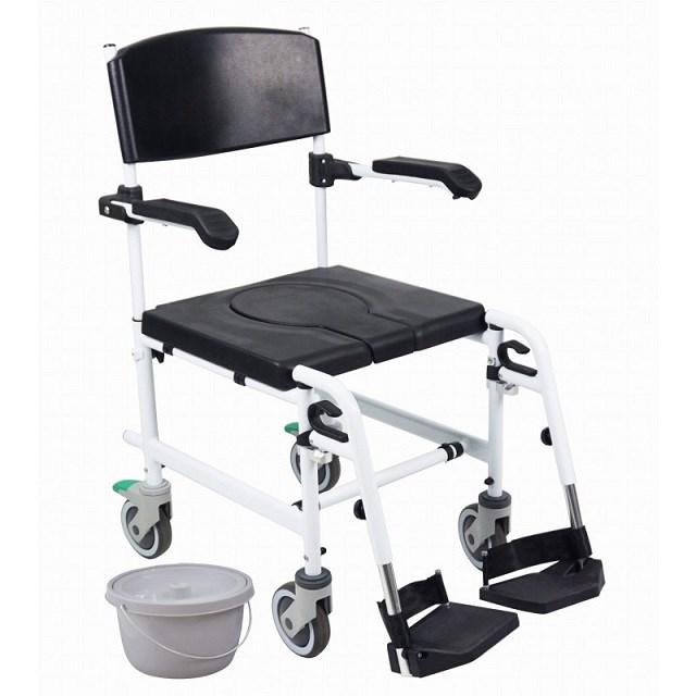 REHA FUND MARCO RF-802 transport- og toiletstol med 4 hjul billede