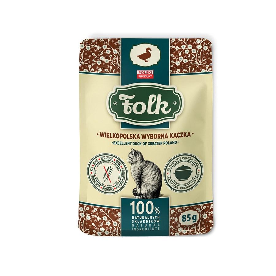 Folk vådfoder til kat – udvalgt and fra Greater Poland, 85 g billede