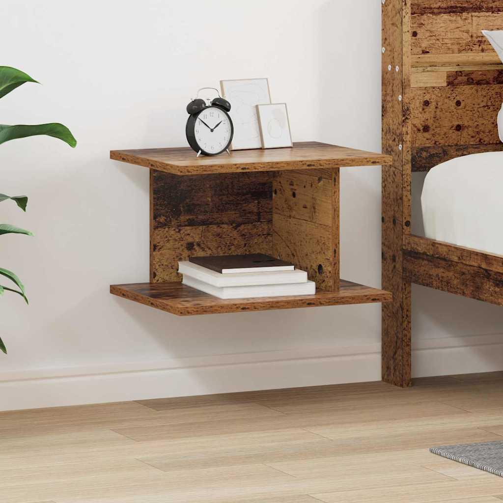 Sengebord Gammelt træ 40 x 30 x 25 cm Konstrueret træ billede